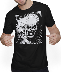 Produktbild von T-Shirt mit Mann Horror Clown Gruseliger Halloween Horror Film Evil Clowns