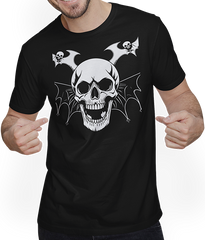 Produktbild von T-Shirt mit Mann Horror Skull Skull Art Skull Gothic Heavy Metal