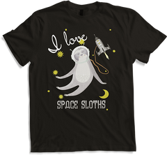 Produktbild von T-Shirt I love Space Sloths