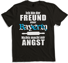 Produktbild von T-Shirt Ich bin der Freund einer Bayerin, nichts macht mir Angst