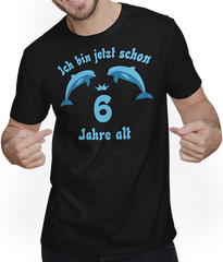 Produktbild von T-Shirt mit Mann Ich bin jetzt schon 6 Jahre alt