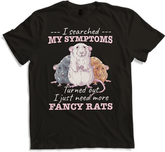 Produktbild von T-Shirt Ich habe meine Symptome gesucht und ich brauche nur mehr ausgefallene Ratte