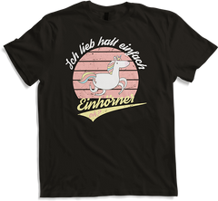 Produktbild von T-Shirt Ich lieb halt einfach Einhörner, ok? | Einhorn Spruch
