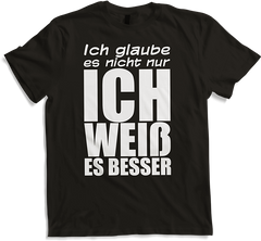 Produktbild von T-Shirt Ich weiß es besser Frecher Teenager Spruch Mädchen Jungen