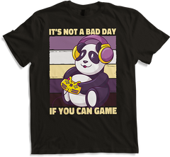 Produktbild von T-Shirt It's Not A Bad Day If You Can Game Panda Zocker Gamer Spruch