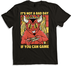 Produktbild von T-Shirt It's Not A Bad Day If You Can Game Satan Zocker Gamer Spruch