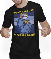 Produktbild von T-Shirt mit Mann It's Not A Bad Day If You Can Game Soth Zocker Gamer Spruch