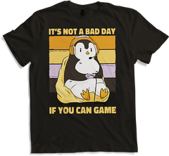 Produktbild von T-Shirt It's Not A Bad Day If You Can Game Vogel Zocker Gamer Spruch