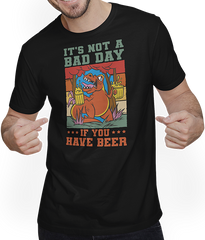 Produktbild von T-Shirt mit Mann It's Not A Bad Day If You Have Beer Spruch Drinker Pub Pub