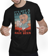 Produktbild von T-Shirt mit Mann It's Not A Bad Day If You Have Beer Spruch Drinker Pub Pub