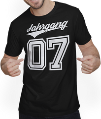 Produktbild von T-Shirt mit Mann Jahrgang 2007 Jugendliche Teen 15 Geburtstag Mädchen Jungen