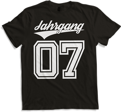 Produktbild von T-Shirt Jahrgang 2007 Jugendliche Teen 15 Geburtstag Mädchen Jungen