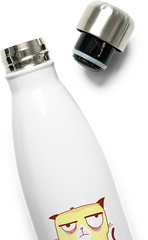 Produktbild vom Oberteil der Thermoflasche Jaja, Du auch Guten Morgen Morgenmuffel Gelaunte Katze