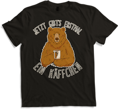 Produktbild von T-Shirt Jetzt gibt's erstmal ein Käffchen Bär Kaffee Sprüche Bären