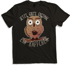Produktbild von T-Shirt Jetzt gibt's erstmal ein Käffchen Eulen Kaffee Sprüche Eule