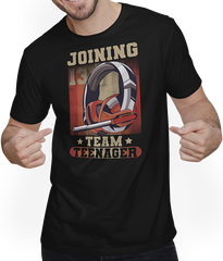 Produktbild von T-Shirt mit Mann Joining Team Teenager Spruch Teen Gamer Boy 13. Geburtstag