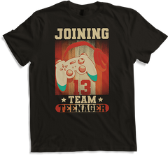 Produktbild von T-Shirt Joining Team Teenager Spruch Teen Gamer Boy 13. Geburtstag