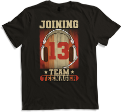 Produktbild von T-Shirt Joining Team Teenager Spruch Teen Gamer Boy 13. Geburtstag