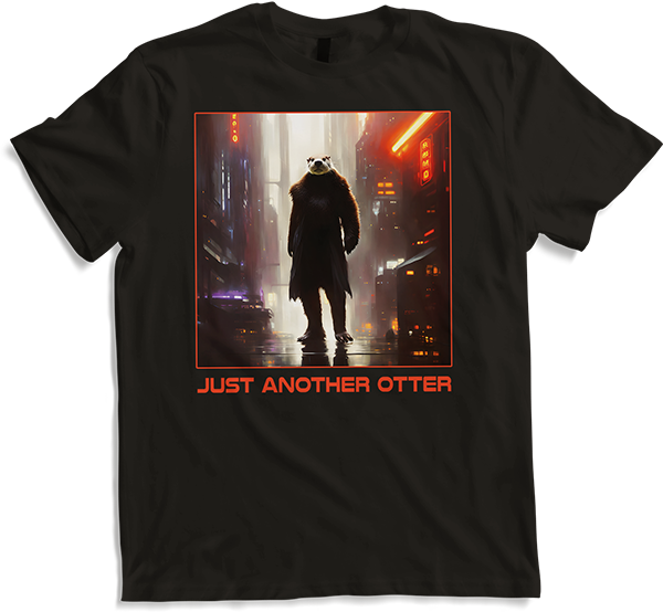 Produktbild von T-Shirt Just Another Otter Cute Dystopia Otter Spruch Otters