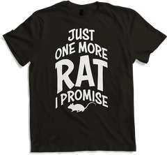 Produktbild von T-Shirt Just One More Rat Funny Fancy Rat Spruch Haustier Ratten Besitzer Ratten