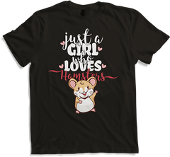 Produktbild von T-Shirt Just a girl who loves hamsters | Zwerghamster Goldhamster