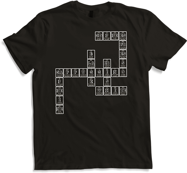 Produktbild von T-Shirt Kaffee Sprüche | Periodensystem der Elemente | Espresso & Co