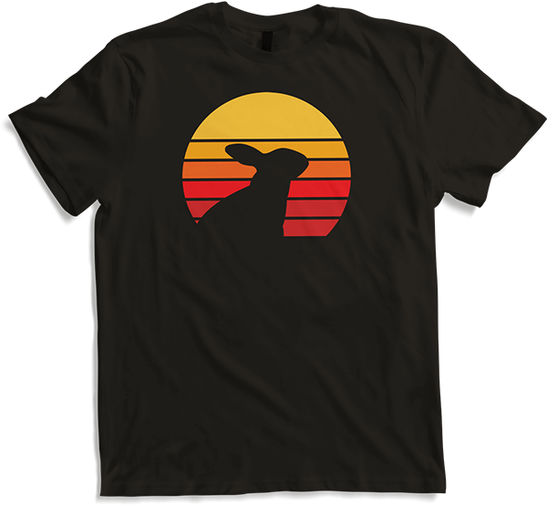 Produktbild von T-Shirt Kaninchen | Vintage, Retro Style Shirt | Hasen