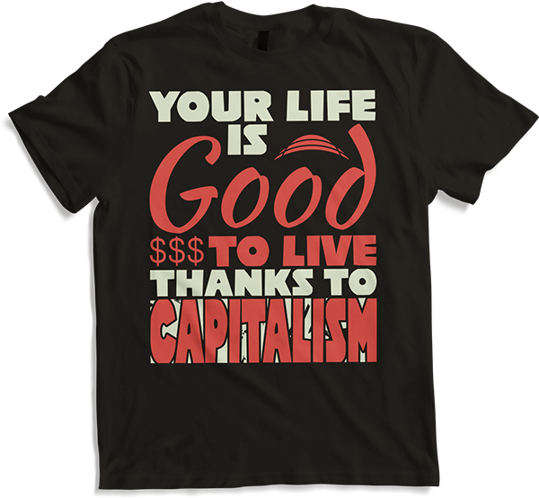 Produktbild von T-Shirt Kapitalismus Unternehmer Kapitalistisch Bankwirtschaft Geld