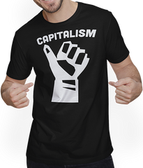 Produktbild von T-Shirt mit Mann Kapitalismus Unternehmer Kapitalistisch Bankwirtschaft Geld