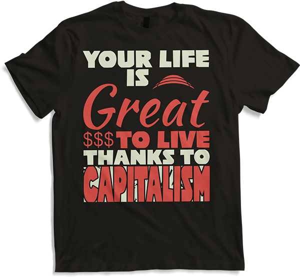 Produktbild von T-Shirt Kapitalismus Unternehmer Kapitalistisch Bankwirtschaft Geld