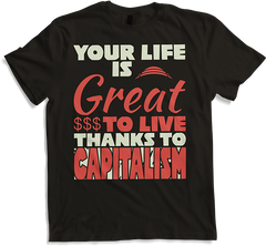 Produktbild von T-Shirt Kapitalismus Unternehmer Kapitalistisch Bankwirtschaft Geld