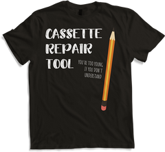 Produktbild von T-Shirt Kassetten-Reparaturwerkzeug "Too Young If You Don't Understand"