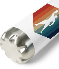 Produktbild vom Boden der Thermoflasche Kettlebell Workout | Hexagon Vintage & Retro | Gewichtheben