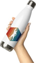 Produktbild von Thermosflasche von Hand gehalten Kettlebell Workout | Hexagon Vintage & Retro | Gewichtheben