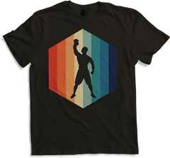 Produktbild von T-Shirt Kettlebell Workout | Hexagon Vintage & Retro | Gewichtheben