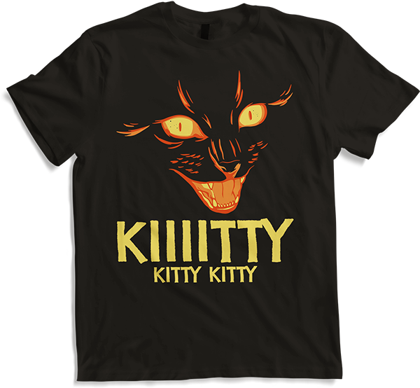 Produktbild von T-Shirt Kiiiitty Kitty Kitty Sarkastischer Ironischer Katzen Spruch