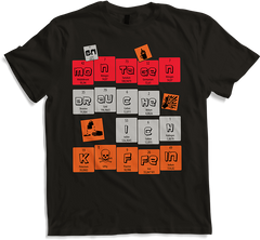 Produktbild von T-Shirt Koffein Periodensystem der Elemente Kaffee Spruch PSE Chemie