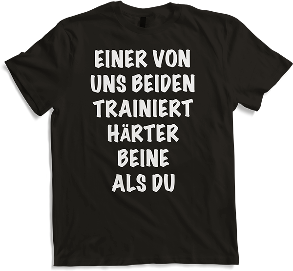 Produktbild von T-Shirt Kraftsport Bodybuilding Spruch | Squads Legday Diskopumper