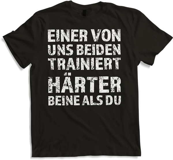 Produktbild von T-Shirt Kraftsport Bodybuilding Spruch Squads Legday Diskopumper