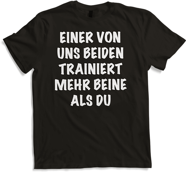 Produktbild von T-Shirt Kraftsportler Bodybuilder Spruch | Squads Legday Diskopumper
