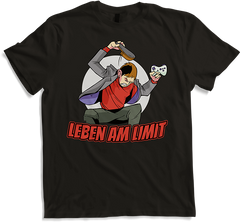 Produktbild von T-Shirt Leben am Limit Konsole Zocken Gamer Sprüche Jungen Zocker