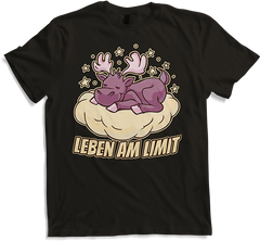 Produktbild von T-Shirt Leben am Limit lustiger Elch Sprüche für Mädchen & Jungs