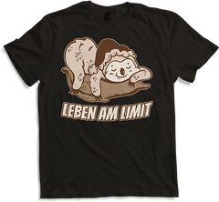 Produktbild von T-Shirt Leben am Limit lustiger Faultier Sprüche für Mädchen & Jungs