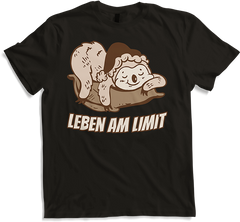 Produktbild von T-Shirt Leben am Limit lustiger Faultier Sprüche für Mädchen & Jungs
