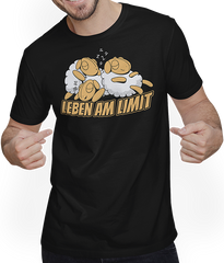 Produktbild von T-Shirt mit Mann Leben am Limit lustiger Schaf Spruch für Mädchen & Jungs