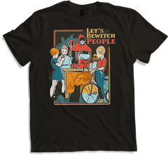 Produktbild von T-Shirt Let's Bewitch People lustiges sarkastisches Horror Kinder Pentagramm
