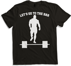 Produktbild von T-Shirt Let's Go To The Bar Bodybuilding Kraftsportler Deadlift