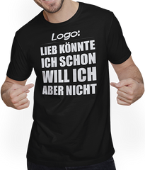 Produktbild von T-Shirt mit Mann Lieb könnte ich schon Lustiger frecher Spruch Teenager Girls
