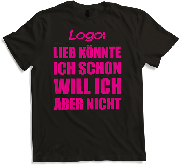 Produktbild von T-Shirt Lieb könnte ich schon Lustiger frecher Spruch Teenager Girls