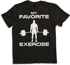 Produktbild von T-Shirt Lieblingsübung Legday Bodybuilding Muscle Deadlift